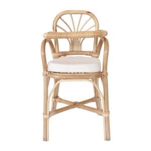 Chaise haute classique en rotin pour poupée, idéale pour la décoration de chambre d'enfant, prix direct usine, vente chaude, mobilier jouet de haute qualité - Product Image 1