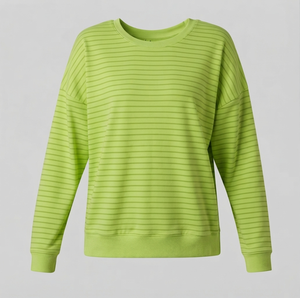 Sudadera de Cuello Redondo Extra Grande para Mujer a Precio Razonable, Sudadera de Manga Larga para Invierno, Técnicas de Corte Automatizadas - Product Image 3