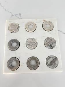 Trending Marble <b>Tic</b> <b>Tac</b> <b>Toe</b> Game Set Handmade Luxury Stone <b>Board</b> Decor Coffee Table Puzzle Gift for Modern Living Spaces LatestX - Product Image 6