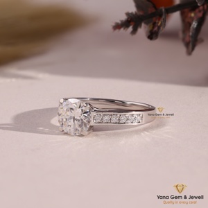 Anillo de Diseño Clásico Solitario con Corte Redondo para Mujer, Diamante Cultivado en Laboratorio CVD, Oro Sólido de 14K, 1.00 Quilates, Certificado IGI, Claridad VVS2, Color D - Product Image 2