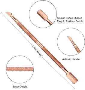 High Quality Professional <b>Nail</b> Cuticle Nipper Stainless Steel Cuticle Nipper and Pusher Set - Product Image 6