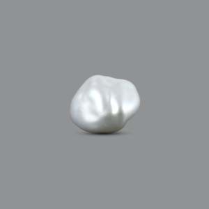 Perle Keshi naturelle de qualité supérieure, 7,6 carats, pierre précieuse en vrac, perle d'eau de mer rose de 6 mm pour bijoux fins - Product Image 3