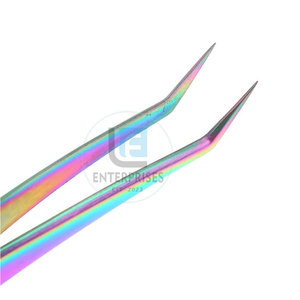 Pinces à extensions de cils de qualité supérieure, fabriquées à la main, avec une prise confortable - Product Image 5