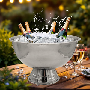 Bol à glace de luxe classique en acier inoxydable durable de 5 L, directement de l'usine, pour bar à vin - Product Image 6