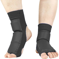 Protège-pieds élastiques OEM en gros pour cheville et voûte plantaire, coussinets de protection pour MMA, Kickboxing, Muay Thai, équipement d'entraînement d'arts martiaux