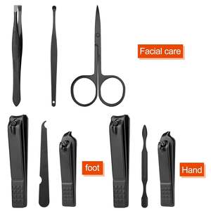 Kit de manucure et pédicure professionnel en acier inoxydable avec étui de voyage - 7 en 1, ensemble de coupe-ongles portable, durable, unisexe, cadeau de soin personnel - Product Image 2