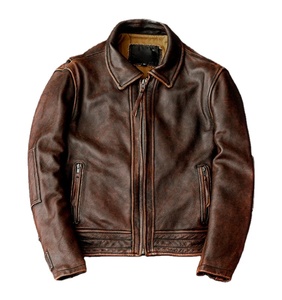 Premium quality cheap price Durable Breathable anti-wrinkle <b>Men</b> <b>Leather</b> <b>Jacket</b> Fashion Hot Selling OEM Design <b>Men</b> <b>Leather</b> <b>Jacket</b> - Product Image 1