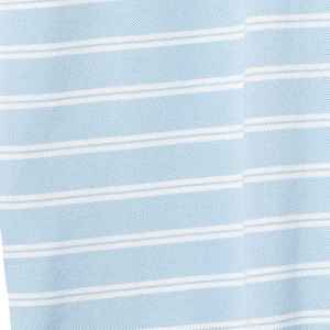 Polo de golf personalizado con logotipo para hombre, nuevo diseño de verano, polo azul y blanco, camisetas transpirables, polo personalizado. - Product Image 2