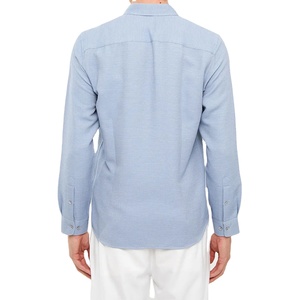 <b>Mens</b> formal slim fit <b>shirt</b> wholesale bulk cotton polyester button down collar breathable office wear custom OEM service - Product Image 5