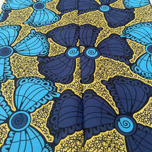 Tela de Algodón Premium con Estampado Africano Personalizado, Tipo Loincloth Holandés, con Patrones Vibrantes para Prendas Tradicionales Únicas de Mozambique - Product Image 1