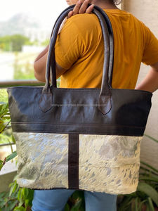 Nuevo diseño de piel Bolso grande Bolsos de cuero de vaca Bolso de mano - Product Image 2