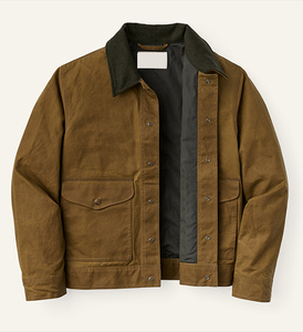 Premium <b>Men's</b> Casual Softshell Flight Jacquard <b>Jacket</b> Autumn Stand Collar Bomber Coat Zipper XL Canvas M Plain Dyed Spring Fall - Product Image 1