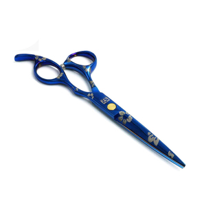 High Quality 420 Stainless Steel Barber Scissors Steel Handle Sharp <b>Edge</b> Beauty Hair Cutting <b>Tool</b> - Product Image 1