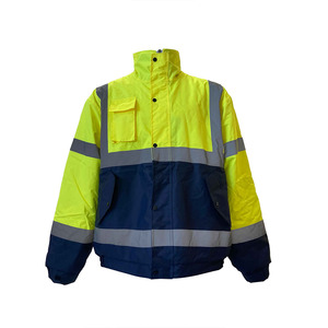 เสื้อแจ็คเก็ตนิรภัยแบบสะท้อนแสงสำหรับงานก่อสร้างและงานอื่นๆ รุ่น Hi VIS Viz ความปลอดภัยสูง - Product Image 2
