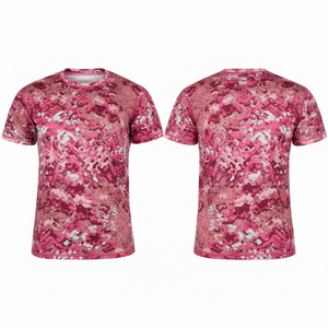 T-shirts à manches courtes personnalisés imprimés camouflage, respirants, décontractés, col rond, pour l'extérieur, vente en gros - Product Image 6