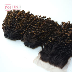 Extensiones de cabello rizado Pixie Color Piano vendedor al por mayor, 100% cabello humano vietnamita crudo para precio al por mayor - Product Image 4