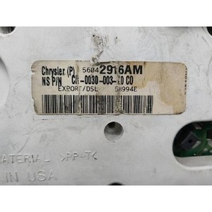 แผงหน้าปัดรถยนต์ Grand Cherokee WJ ปี 2003-2004 มือสอง ของแท้ รหัสอะไหล่ 56042916AM - Product Image 6