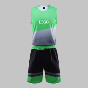 Ensemble d'uniformes de basketball personnalisables de haute qualité pour hommes/femmes, respirant, grande taille, sans manches, 100 % polyester, pour équipes et clubs - Product Image 2