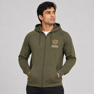 <b>Top</b> Quality <b>Men</b> Zipper Hoodie Stylish Full <b>Zip</b> Jacket For Travel Casual Wear Outdoor Activities And Everyday Comfort - Product Image 5