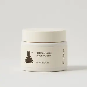 FLASKIN Crema Proteica Barrera De Avena 80mL Cremas Faciales De Buena Calidad - Product Image 1