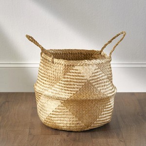 Cheapest cost sustainable sea grass storage <b>basket</b> seagrass <b>belly</b> <b>baskets</b> home spa hotel organization - Product Image 1