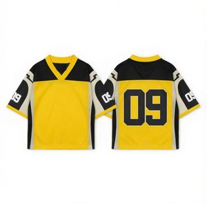 Maillot de football américain personnalisé OEM ODM Fabricant Vêtements d'équipe de qualité supérieure à manches courtes Marque privée Vêtements de sport en gros 100% - Product Image 5