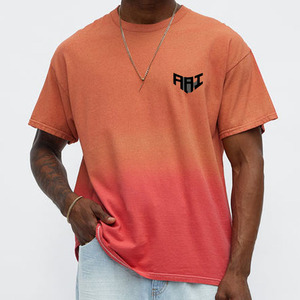 Camiseta Personalizada Extra Grande para Hombre, Corte Holgado, Cuello Redondo, Algodón Lavado, Estilo Casual Urbano, Fabricante OEM ODM, Venta al Por Mayor, EE. UU. - Product Image 1