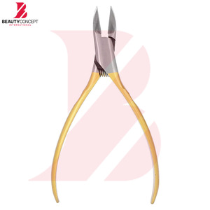 Newest Style Product Gold Plated <b>Nail</b> Nipper Cuticle Cutter Stainless Steel Precision Clipper Salon Grade Beauty <b>Tool</b> - Product Image 4