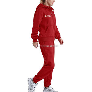 Ensemble 2 pièces mode femme en polaire unie avec sweat à capuche et pantalon – Collection Hiver – Offre Spéciale - Product Image 3