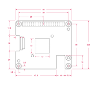Módulo de Red Neuronal Raspberry Pi AI HAT+ 13 TOPS 26 TOPS, Placa PCIe 2.0 para Raspberry Pi 5