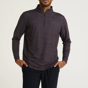 Sweat-shirt personnalisé : col zippé en polaire polyester pour les détaillants sportifs américains, fourniture en gros sous marque privée S-XL - Product Image 6
