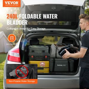 Portable RV 240L/63.4 Gallon Water Storage <b>Bladder</b> 1000D PVC Collapsible Soft Water Storage Containers <b>Hydration</b> <b>Bladder</b> - Product Image 2