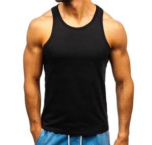 Nouveaux hommes Gym Singlet débardeur séchage rapide XL Fitness chemise d'entraînement Sport Style coton avec couleur unie Polyester impression décoration - Product Image 3