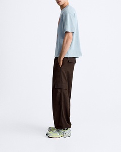 เสื้อยืดโอเวอร์ไซส์สตรีทแวร์ลายกราฟิกสำหรับผู้ชาย ขายส่ง เสื้อยืดแฟชั่นฮิปฮอปผ้าฝ้าย รับทำโลโก้ตามสั่ง OEM - Product Image 6