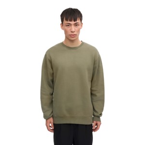 Sweat-shirts à col rond vierges personnalisables en gros, 100% coton molletonné, unisexe, hiver, écologiques, imperméables, streetwear pour hommes - Product Image 1