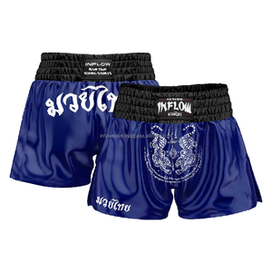 Pantalones Cortos Deportivos de Muay Thai Sublimados de Alta Calidad para Hombre, de Poliéster de 220 g, Unisex, para Entrenamiento, Artes Marciales - Product Image 3