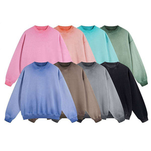 Sweat-shirt unisexe à manches régulières, coupe ample, pull décontracté en coton tricoté uni, idéal pour l'automne, à prix abordable pour hommes. - Product Image 4