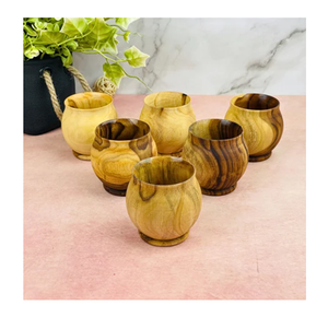 Tasse à thé en bois au design mini et élégant pour servir le thé du matin et du soir, article très demandé. - Product Image 5