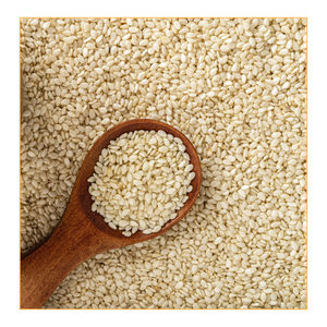 Graines de sésame décortiquées séchées au soleil, blanches naturelles, saveur noisette, sans OGM, sacs tissés de 25/30/50 kg, durée de conservation de 24 mois, pour boulangerie et en-cas - Product Image 1