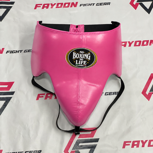 No Boxing No Life OEM Protection de l'aine en cuir de vachette véritable vert, personnalisable avec logo, pour l'entraînement, ajustable, vente en gros - Product Image 5
