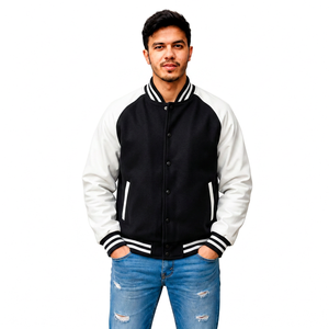 Fabricant de vestes universitaires personnalisées avec patchs, streetwear Letterman, vêtements d'extérieur brodés, fournisseur en gros de vêtements à marque privée - Product Image 3