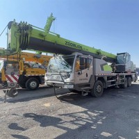 Camion grue montée Zoomlion avec grue diesel de 25 tonnes, mini grue de levage pour camion, qualité supérieure, à vendre