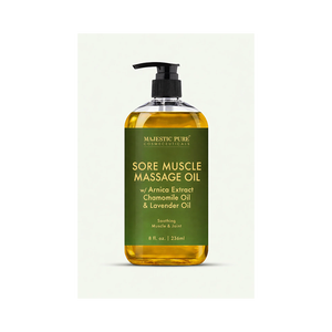 Huile de massage botanique à l'arnica de haute qualité, soins personnels, vente en gros - Product Image 6