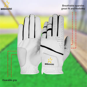 Gants de golf pour hommes droitiers, poignée souple en synthétique japonais durable - Product Image 3