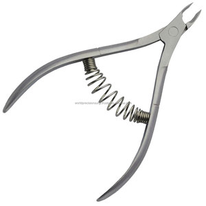 WORLD PRECISION SURGICAL Empujador de Cutículas de Acero Inoxidable, Herramienta de Manicura de Doble Cabeza, Duradera y Reutilizable - Product Image 1