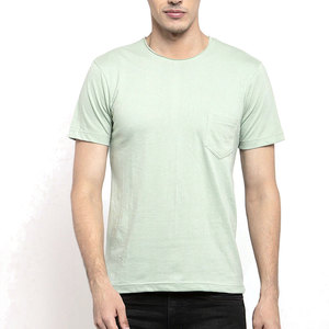 เสื้อยืดผู้ชายราคาโรงงาน ผ้าฝ้าย 100% ผ่านการซักล่วงหน้า สีไม่ตก ตะเข็บทนทานสำหรับการใช้งานระยะยาว คอกลม แห้งเร็ว - Product Image 2