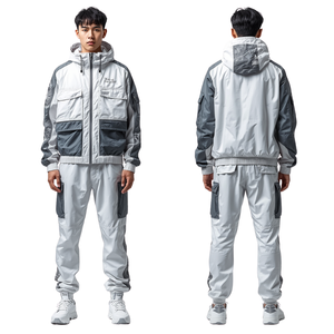 Chaqueta Cortavientos Deportiva de Lujo para Hombre, Modelo Glacier, con Construcción Bordada de Primera Calidad y Rendimiento Ligero para Actividades al Aire Libre - Product Image 3