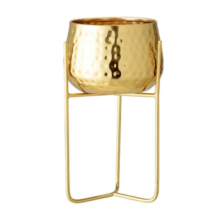 Soporte de Metal Negro Minimalista para Macetas con Maceta Redonda, Soporte Moderno para Plantas de Piso, Maceteros Elevados, Decoración Rústica - Product Image 3