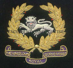 Parche Bordado de Encaje de Alta Calidad THE KINGS OWN, Insignia Circular de Tela para Coser, Diseño de Lujo para Prendas - Product Image 6