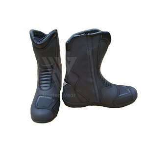 Botas de Motociclismo de Cuero Impermeables de Alta Calidad, Cómodas y Elegantes para Hombre y Mujer, Botas de Carreras al por Mayor - Product Image 2